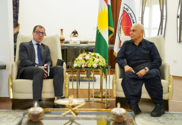 جێگری سەرۆک لەگەڵ کونسوڵی گشتیی فەرەنسا کۆبووەوە