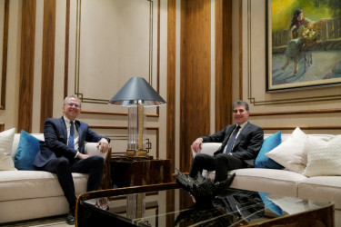 سەرۆک نێچیرڤان بارزانی و باڵیۆزی فەرەنسا دۆخی ناوچەکە و پرۆسەی سیاسی تاوتوێ دەکەن