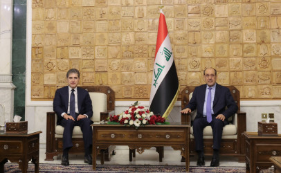President Nechirvan Barzani meets with leaders of the Coordination Framework