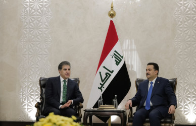 President Nechirvan Barzani meets with Prime Minister Mohammed Shia’ Al-Sudani