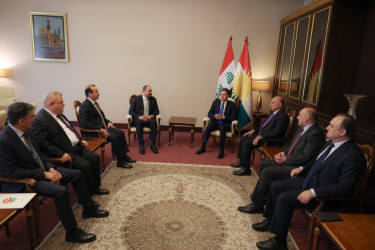 سەرۆک نێچیرڤان بارزانی لەگەڵ پەرلەمانتارانی مەسیحی کۆبووەوە