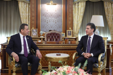 سەرۆک نێچیرڤان بارزانی پێشوازی لە شاندێکی پەرلەمانی کەنەدا دەکات