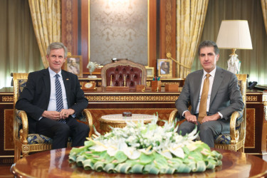 سەرۆکی هەرێمی کوردستان سوپاسى کونسوڵی گشتیی ئەڵمانیا دەکات