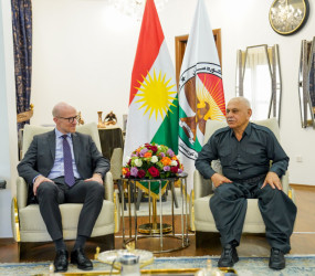 جێگری سەرۆک لەگەڵ کونسوڵی گشتیی نوێی ئەڵمانیا کۆبووەوە