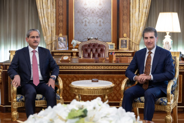 سەرۆکی هەرێمی کوردستان پێشوازی لە سەرۆکی دەستەی دەستپاکیى فیدراڵی دەکات