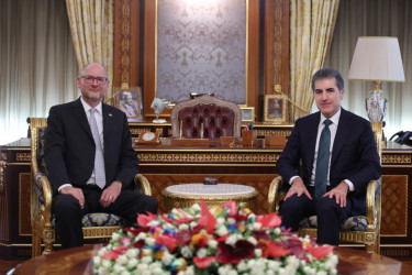 سەرۆکی هەرێمی کوردستان پێشوازی لە باڵیۆزی نوێی سویسرا دەکات