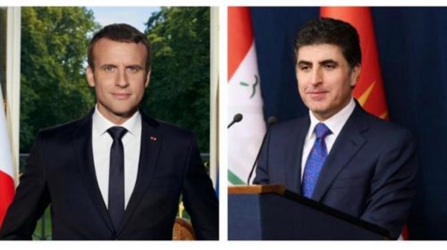 President Macron congratulates President Nechirvan Barzani