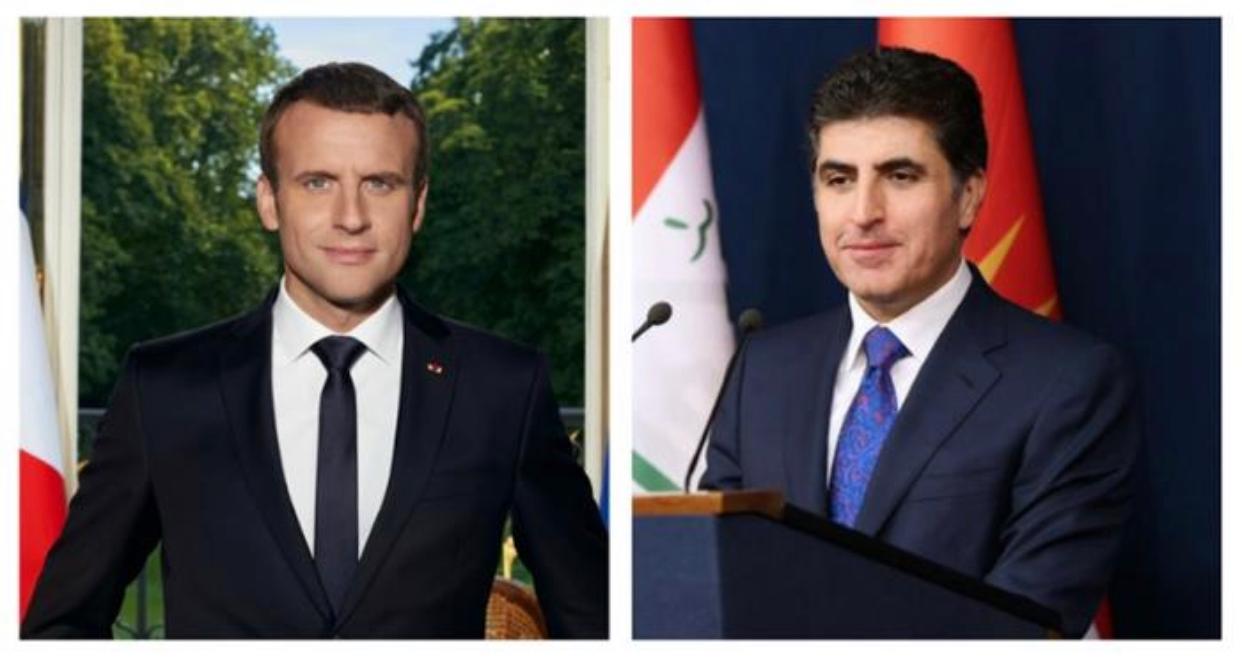 President Macron congratulates President Nechirvan Barzani