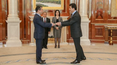 President of the Kurdistan Region tasks Masrour Barzani to form the Government