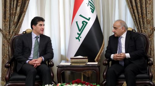 Nechirvan Barzani and Adil Abdul-Mahdi Emphasize on Resolving the Issues