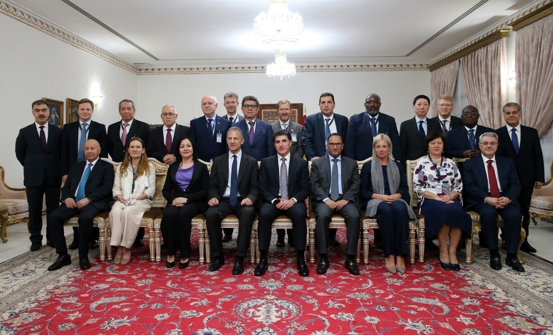 President Nechirvan Barzani Meets with UN Security Council Members