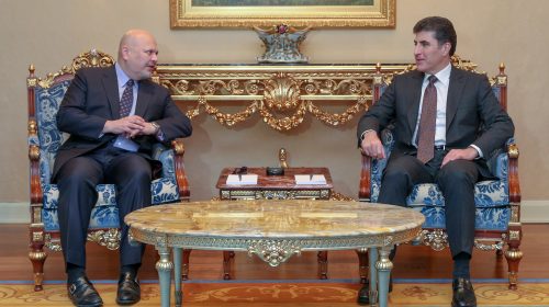 Nechirvan Barzani Meets with Delegation from the United Nations