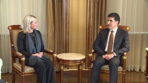 President of the Kurdistan Region Meets with UN Delegation