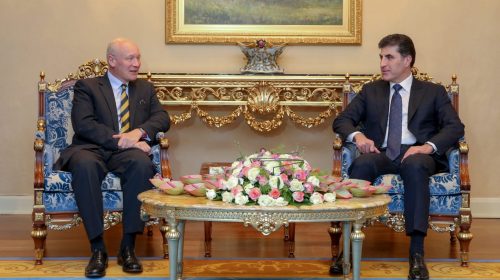 President of the Kurdistan Region Meets with U.K. Delegation