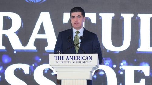 President Barzani Addresses AUK Commencement Ceremony