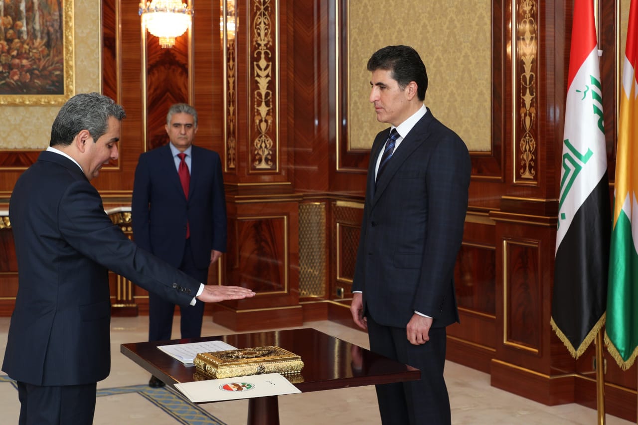 President Barzani Presides Over Swearing in Ceremony for Erbil’s New Governor