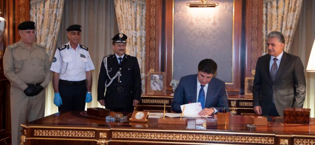 President Nechirvan Barzani signs three appointment decrees