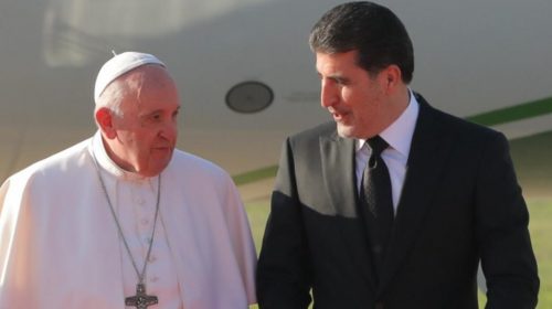 Peyama Serokê Herêma Kurdistanê ya ji bo dawî hatina serdana Papa