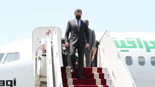 President Nechirvan Barzani arrives back in Erbil