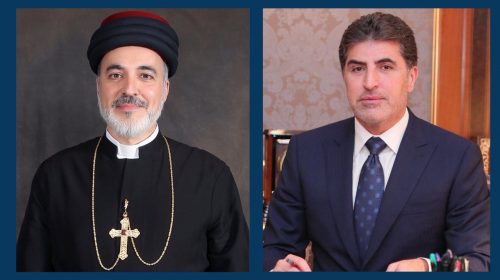 President Nechirvan Barzani congratulates new Patriarch Mar Awa III