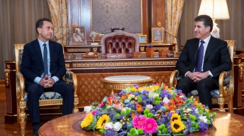 Kurdistan Region President receives Ambassador of France