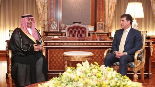 Kurdistan Region President receives Ambassador of Saudi Arabia