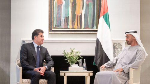 Kurdistan Region President meets with Crown Prince of Abu Dhabi