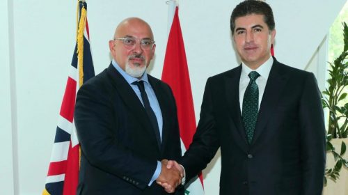 Kurdistan Region President meets with UK Secretary of Education