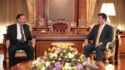 Kurdistan Region President receives Governor of Nineveh