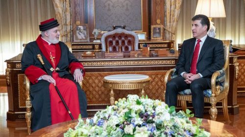 Kurdistan Region President receives Patriarch of Assyrian Church of the East