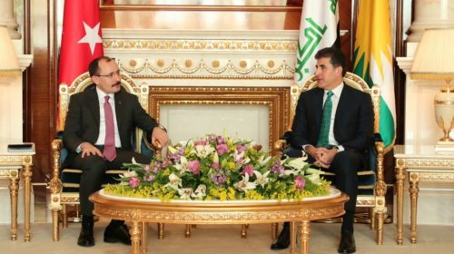 Kurdistan Region President meets with Turkey’s Minister of Commerce