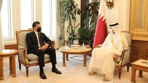 Kurdistan Region President meets with Prime Minister of Qatar