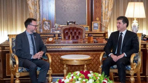 Kurdistan Region President receives Ambassador of Canada