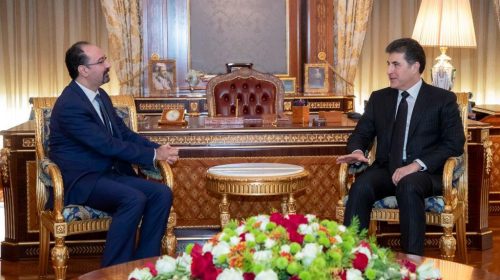 Kurdistan Region President receives Jordan’s Consul General