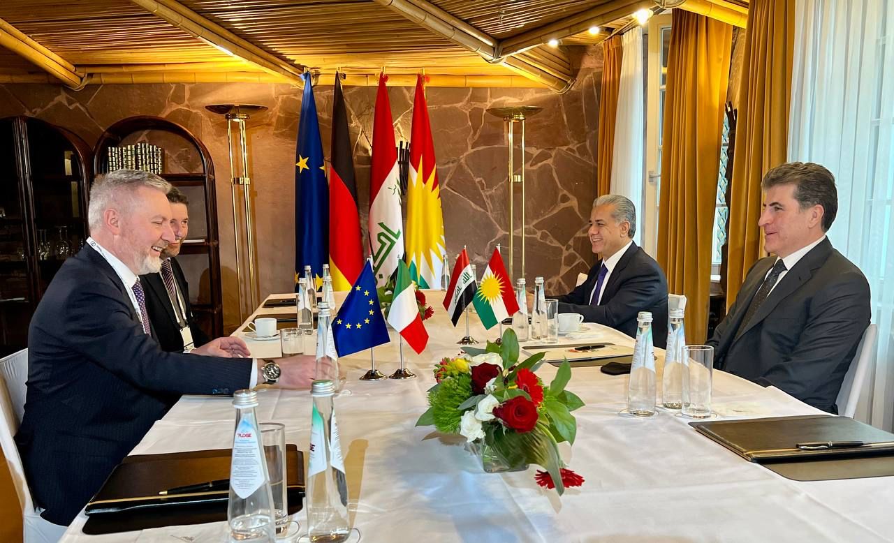 President Nechirvan Barzani meets with Italy’s Minister of Defense