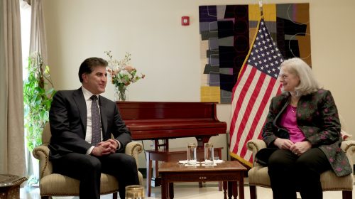 President Nechirvan Barzani meets with US Ambassador to Iraq