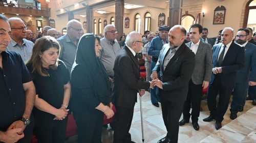 سەرۆکی دیوان به‌شداری قوداس و پرسەی مەتران جاک ئیسحاق ده‌كات