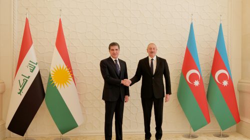 President Nechirvan Barzani congratulates President Ilham Aliyev on his re-election