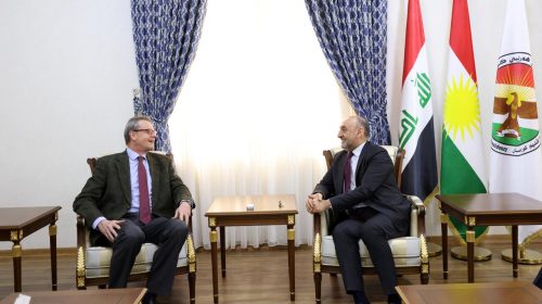 سه‌رۆكى ديوان پێشوازى له‌ كونسوڵى گشتيى ئه‌ڵمانيا كرد