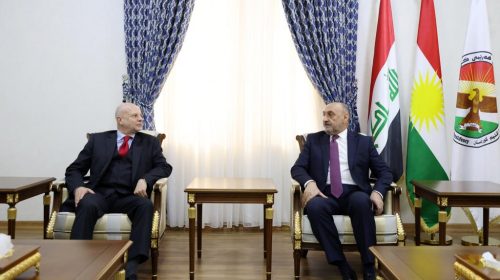 سه‌رۆكى ديوان له‌گه‌ڵ شاندێكى يوونامى كۆبووه‌وه‌