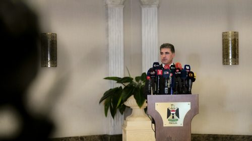 Serok Nêçîrvan Barzanî: Me bi Bexdayê ra pirsa debara xelkê Kurdistanê gotûbêj kir